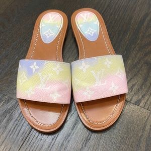 Ombré Louis Vuitton sandals- worn only a few times